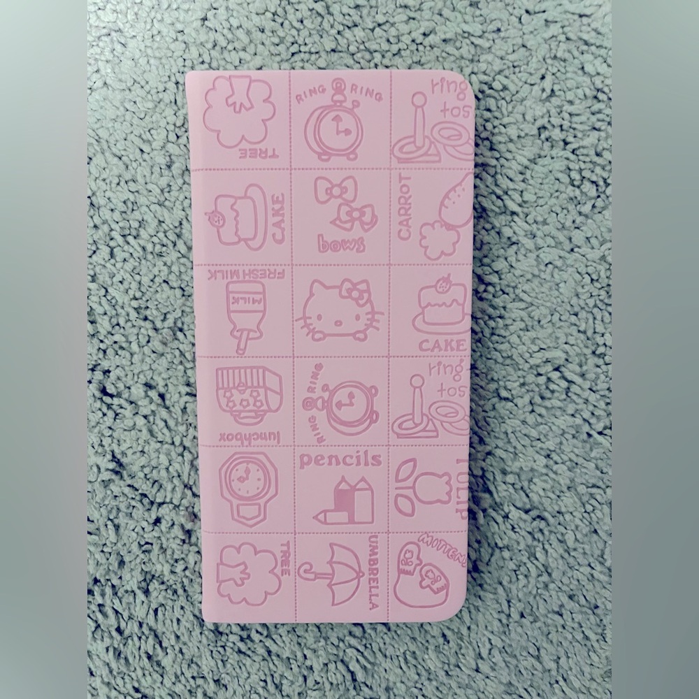 Hello Kitty pink hard cover small planner